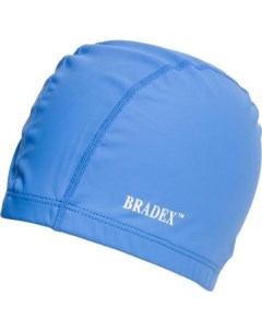 Шапочка для плавания sf 0367 синий Bradex
