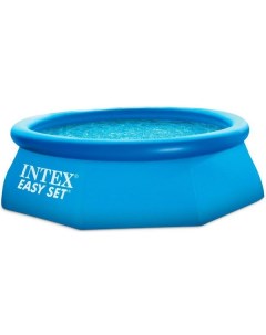 Надувной бассейн easy set 28142np 396x84 см с фильтр насосом Intex