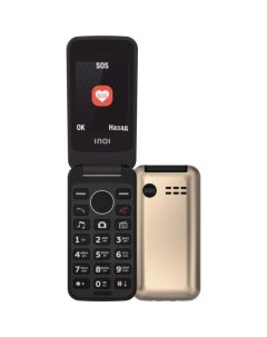 Мобильный телефон 247b золотистый Inoi