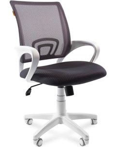 Офисное кресло 696 белый пластик TW 12 TW 04 N серый Chairman