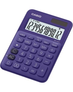 Калькулятор MS 20UC PL S EC фиолетовый Casio