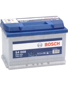 Автомобильный аккумулятор S4 008 574012068 74 А ч Bosch