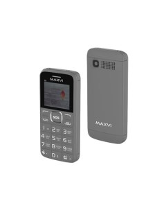 Мобильный телефон b2 серый Maxvi