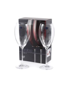Набор Бокалов для вина стеклянных Grandioso 2 шт 600 мл арт 40783 600 2 Bohemia crystal