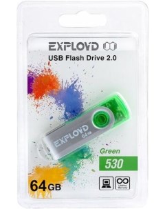 Usb flash 530 16GB черный EX016GB530 B Exployd