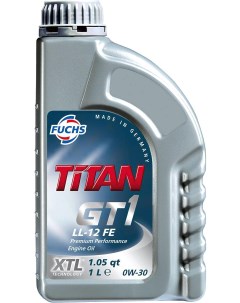 Моторное масло Titan Gt1 LL12 FE 0W30 1л 601107962 Fuchs