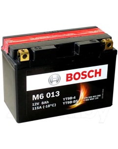 Аккумулятор M6 YT9B 4 YT9B BS 509902008 8 А ч Bosch