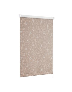 Штора рул. СРШ-01М-72205 85(81)/170 Металлик Камелия беж. РБ Delfa