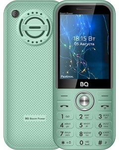 Мобильный телефон BQ 2826 Boom Power зеленый Bq-mobile