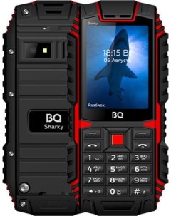 Мобильный телефон BQ 2447 Sharky черный красный Bq-mobile