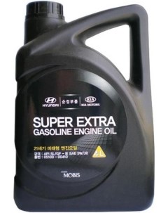 Моторное масло Super Extra Gasoline 5W30 4л 0510000410 Hyundai/kia