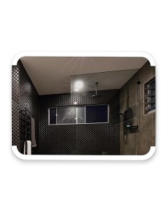 Зеркало для ванной комнаты ЗП 58 с подсветкой 80 60см Алмаз-люкс