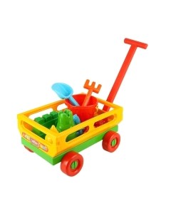Тележка с игрушками для песочницы Zarrin toys