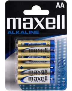 Батарейка AA LR06 4шт 723758 Maxell