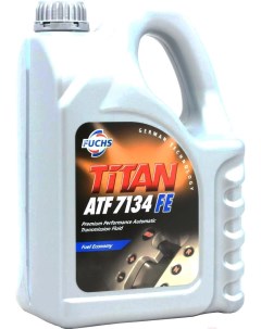Трансмиссионное масло Titan ATF 7134 FE 5л синий 601411236 Fuchs