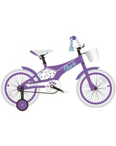 Велосипед детский Tanuki 16 Girl 2020 фиолетовый бирюзовый Stark