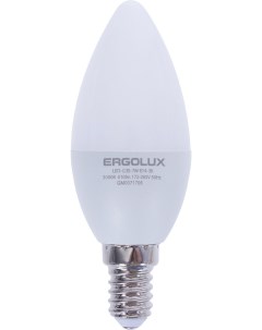 Светодиодная лампа LED C35 9W E14 3K Ergolux