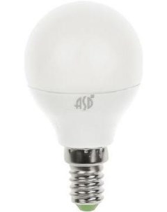 Светодиодная лампа LED Шар Standard E14 5W 160 260V 3000K 450Lm Asd