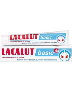 Зубная паста Basic 75мл Lacalut