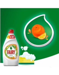 Средство для мытья посуды Окси Апельсин и Лимонник 450мл Fairy