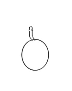 Вешалка для полотенца "кольцо" FORA "FRESH", навесн., черный (арт. FOR-FR011BL) Fora