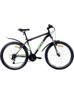 Велосипед Quest 26 р 20 2022 черный зеленый Aist