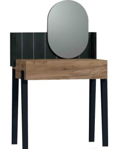 Туалетный столик с зеркалом Nature 43 дуб табачный Craft черный Глазов