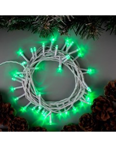 Новогодняя гирлянда Нить 50 LED 5м зеленый 3556777 Luazon