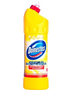 Универсальное чистящее средство Двойная сила Лимонная свежесть 1л Domestos