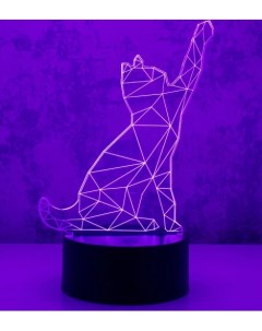 Светильник ночник 3D Кошка Старт