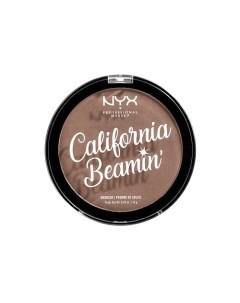 Бронзирующая пудра для лица и тела CALIFORNIA BEAMIN FACE BODY BRONZER Nyx professional makeup