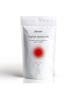 Английская соль для ванн с магнием EPSOM с натуральными маслами розмарина и мяты 1000 Marespa