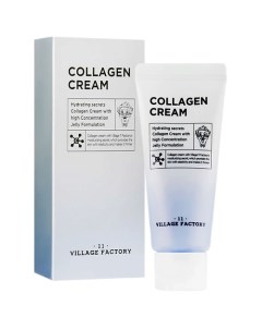 Крем для лица увлажняющий с коллагеном Collagen Cream 20 Village 11 factory