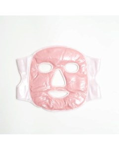 Многоразовая маска для лица с натуральной розовой глиной согревающая и охлаждающая Miami beauty