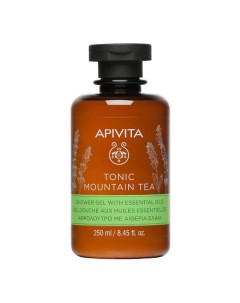 Тонизирующий горный чай Гель для душа с эфирными маслами 250 Apivita