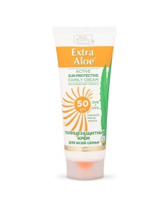 Солнцезащитный крем для всей семьи с экстрактом алоэ и пантенолом SPF50 Extra Aloe Vilsen