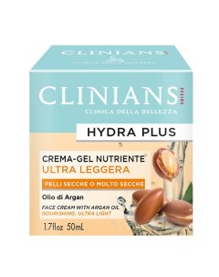 Ультралегкий питательный крем для лица HYDRA PLUS для сухой или очень сухой кожи Clinians