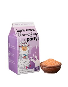Соль в коробке молоко Let s have a Llamazing party Beauty fox