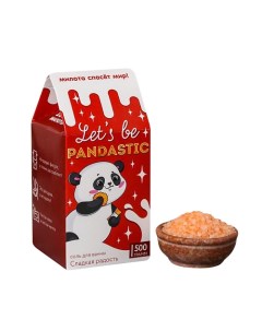 Соль в коробке молоко Let s be PANDASTIC Beauty fox