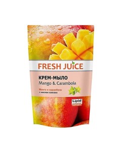 Крем мыло Mango Carambola Дой ПАК Fresh juice