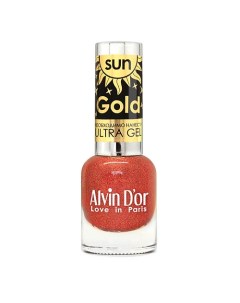 ALVIN D OR Лак для ногтей SUN GOLD 01 Солнечная роза Alvin d'or
