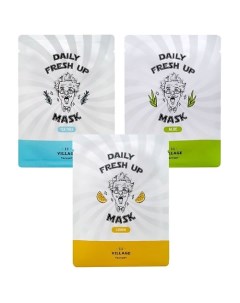 Набор тканевых масок Daily Fresh Up Mask Village 11 factory