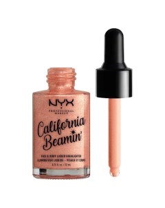Жидкий хайлайтер для лица и тела CALIFORNIA BEAMIN FACE AND BODY LIQUID HIGHLIGHTER Nyx professional makeup