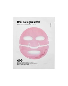 Лифтинг маска гидрогелевая для лица с коллагеном Real collagen mask 26 Meditime