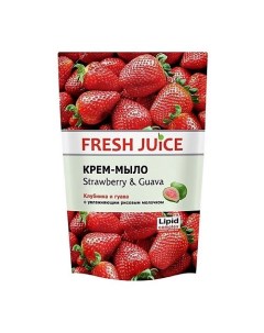 Крем мыло Strawberry Guava Дой ПАК Fresh juice