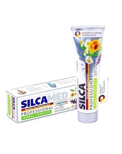 Зубная паста Herbal Complete Укрепление десен и защита от кариеса Silcamed
