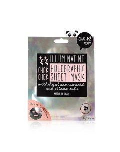 CHOK CHOK HOLOGRAPHIC SHEET MASK Маска для лица увлажняющая и придающая сияние коже Oh k
