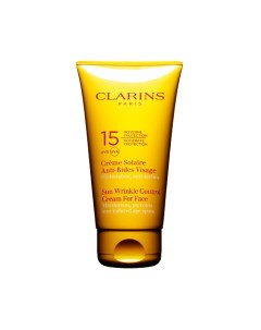 Солнцезащитный крем для лица предупреждающий появление морщин и пигментных пятен UVA UVB 15 Clarins