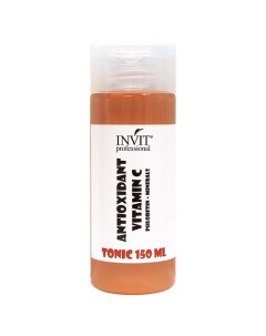 Тоник антиоксидант для очищения лица с витамином С флоретином и минералами 150 Invit