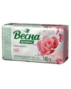 Крем мыло туалетное твердое роза 140 Весна